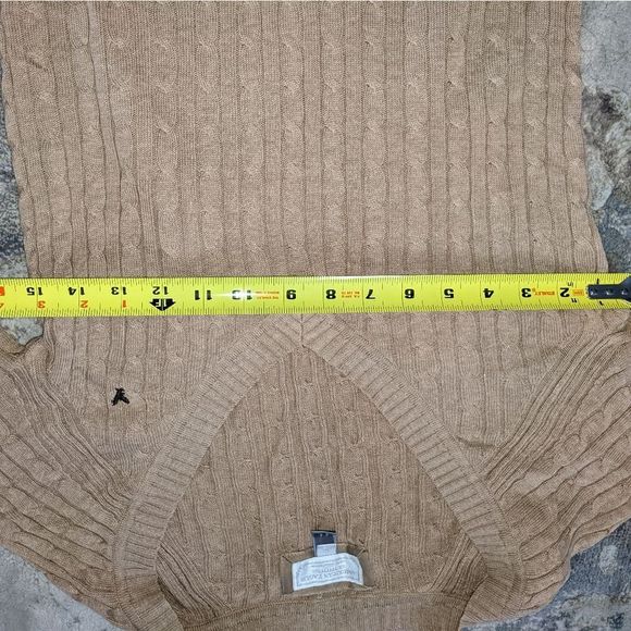 âť—2/$25 Bundle Discountâť—Tan-colored deep v-neck sweater - Picture 9 of 12